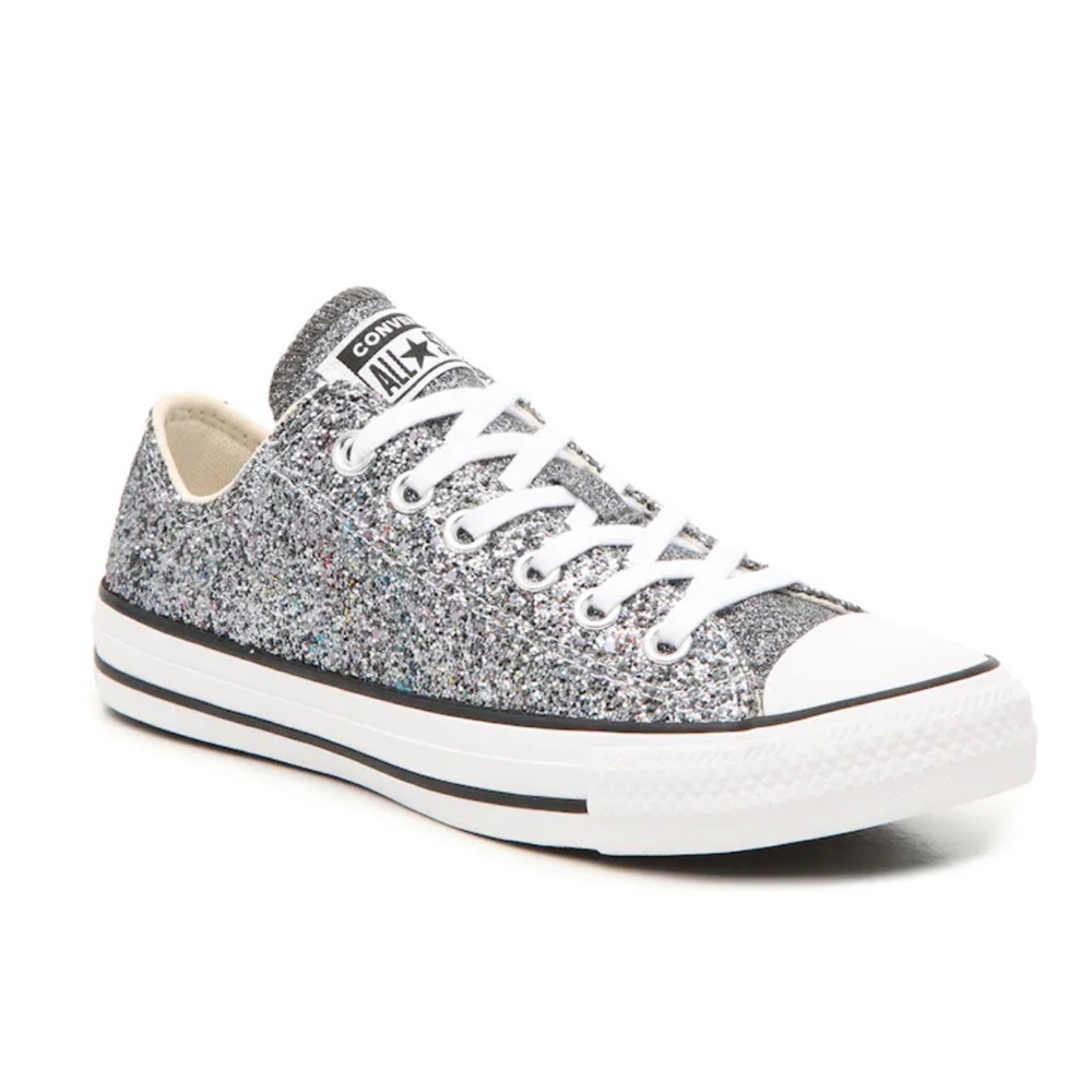 Converse Chuck Taylor All star Glitter sneakers - girls size 3 - only worn once